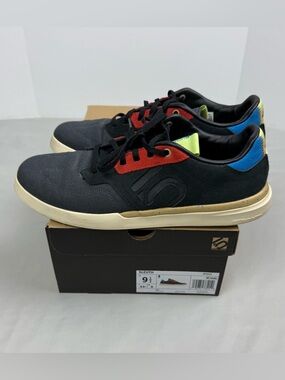 Adidas Five Ten Sleuth Flat Shoes Mens US 9.5 Black/Carbon Cycling